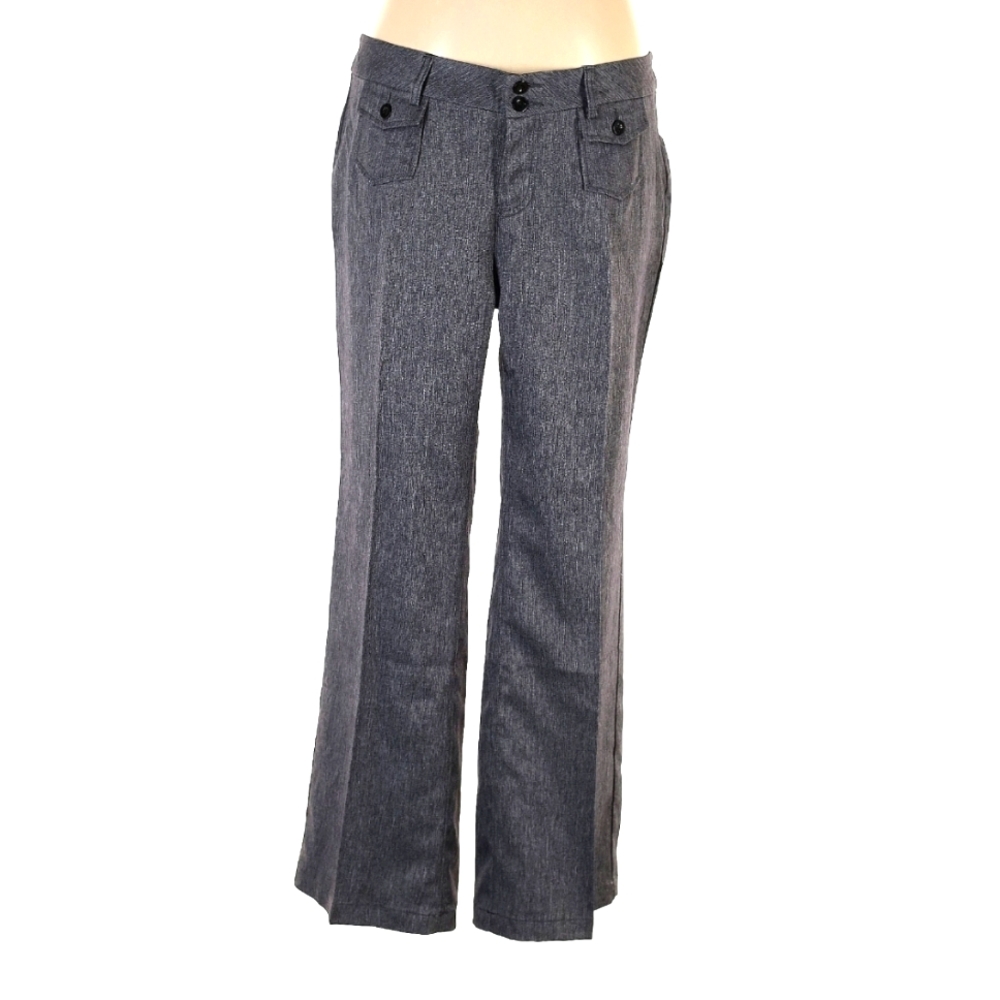 Flamingals Gray Wide-Leg Flare Trousers Size XXL New